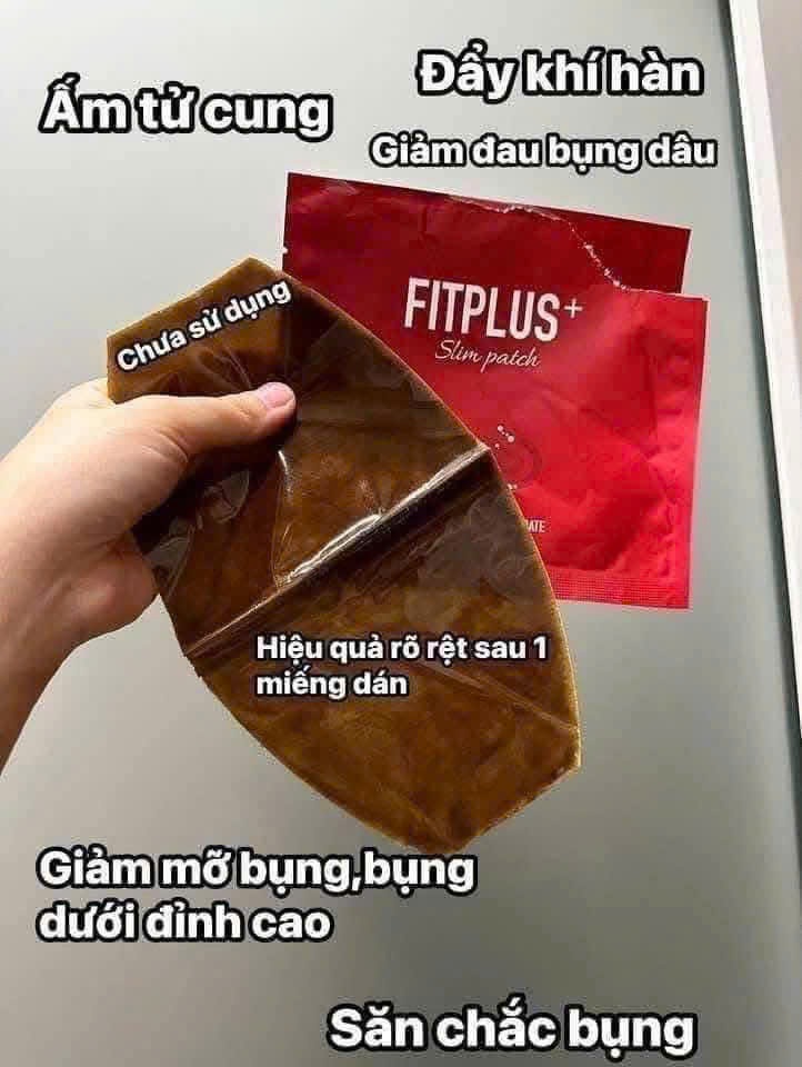 Cao dán tiêu mỡ Fitplus